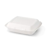 thumbnail of greenbox - Recipiente para refeição de cana-de-açúcar 25 x 20 x 7,5 cm, 3 compartimentos, HP4/3, tampa articulada, retangular, 50 un.