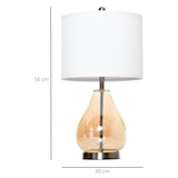 thumbnail of HOMCOM - Nachttischlampe - Ø30 x 56H cm - mehrfahbig