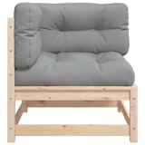 thumbnail of vidaXL Hoekbank met kussens massief grenenhout