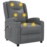 thumbnail of vidaXL Massagesessel Elektrisch Anthrazit Kunstleder