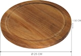 thumbnail of METRO Professional Serveerplank, acaciahout, Ø 25 cm, bruin