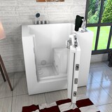 thumbnail of Sitzwanne Whirlpool Badewanne mit Tür S02WP-TH-B-R 100x78cm