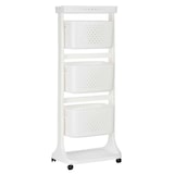 thumbnail of San Ignacio  KINVARA- Verdulero con ruedas de 3 Alturas 42x33x11 cm Blanco