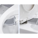 thumbnail of Escova de Vaso Sanitário de Silicone TOJ com Suporte - Escova de Vaso Sanitário Flexível - Inclui Sistema de Pendurar - Preto