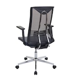 thumbnail of Silla de oficina HWC-J53, silla giratoria silla de escritorio, ergonómica imitación cuero ~ azul-gris