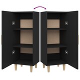 thumbnail of vidaXL Sideboard Schwarz 34,5x34x90 cm Holzwerkstoff