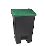 thumbnail of METRO Professional Afvalbak, 60 liter, met voetpedaal, groen/zwart