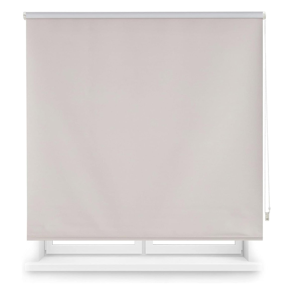 WellHome - Persiana rolo poliéster opaco 180 x 250 cm (largura x altura) cinza