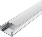 thumbnail of 2m Aluprofile Alu Schiene Leiste Profil LED Kanal Deckenanbringung für LED Strip Profil mit Milchglas Abdeckung