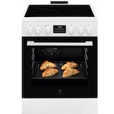 thumbnail of ELECTROLUX Cuisinière Vitrocéramique 58l 4 Feux Blanc LKR664177W
