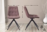 thumbnail of 2er Set Esszimmerstuhl Merna braun/Stoff