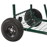 thumbnail of ROSSIGNOL Chariot de voirie roues pneumatiques 110L avec couvercle MOBISAC vert mousse