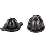 thumbnail of Exprimidor eléctrico Jata JEEX1046 de acero inoxidable. Doble cono. Vertido continuo. Filtro con regulador de pulpa. Desmontable. Antigoteo. 350 W