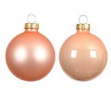 thumbnail of 16 Weihnachtskugeln Glas 3,5cm matt & glänzend Christbaumkugeln Weihnachtsbaumkugeln Klein Christbaumschmuck Weihnachtsbaumschmuck Mini Pfirsich Perle