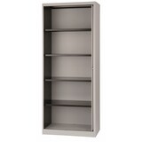thumbnail of BISLEY Rollladenschrank aus Metall in silber Rollladen aus Kunststoff abschließbar inkl. 4 Einlegeböden