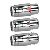 thumbnail of ECD Germany Badheizkörper Mittelanschluss 500×1200 mm Weiß, gerade, mit Thermostat-Set (Durchgang Boden)