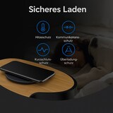 thumbnail of QI Wireless Ladestation Induktives Ladegerät mit Kabel Schwarz geeignet für iPhone Samsung Google Pixel Xiaomi und weitere Smartphones