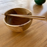 thumbnail of OIO NATURA Japanische Schale Tempat Saor mit Ø14cm Essstäbchen.