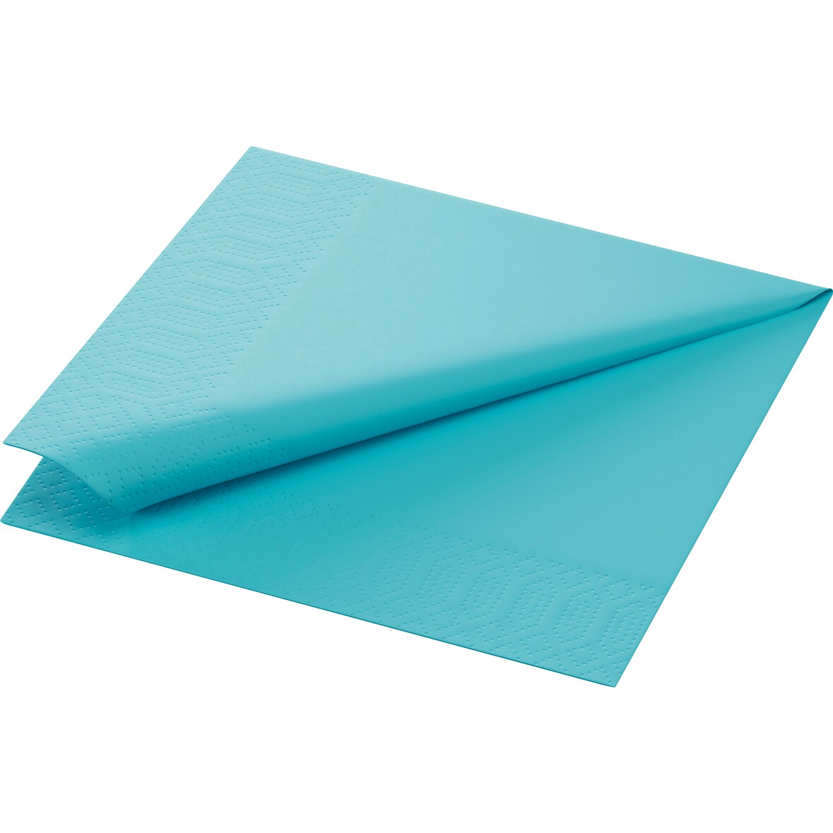 Duni Tissue-Serviette 33 x 33 cm Mint Blue 3-lagig, 1000 Stk/Krt (4 x 250 Stk)