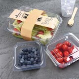 thumbnail of VEPATIM 300 Rechteckbecher klar mit Deckel 250 ml (rPET)