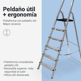 thumbnail of Escalera Plegable 6 Peldaños de Aluminio | UNIVERSALBLUE