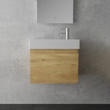 thumbnail of Alpenberger Badmöbel Waschtisch Set | Waschbeckenunterschrank mit Keramikbecken Waschplatz Gäste-WC | Vormontiert Unterschrank mit SoftClose Klapptür