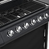 thumbnail of vidaXL Gasgrill mit 6 Flammen Stahl Schwarz