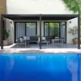 thumbnail of Pergola bioclimatique adossée 3x6m et 4 Stores 2,66 x 2,34m