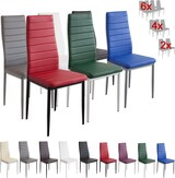 thumbnail of Albatros Esszimmerstühle MILANO 4er Set, Braun - Polsterstuhl mit Kunstleder-Bezug, Modernes Stilvolles Design am Esstisch - Küchenstuhl oder Stuhl