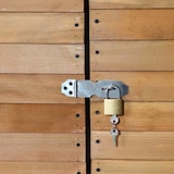 thumbnail of Geräteschuppen HWC-J75, Geräteschrank Gerätehaus, Holz gebeizt MVG-zertifiziert, 180x250x93cm ~ naturfarben