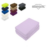 thumbnail of Doppelpack Frottee Spannbettlaken Premium Flieder 120 x 220 cm