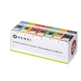 thumbnail of HENDI Set voedselveiligheidsstickers, multifunctioneel, eenvoudig verwijderbaar, met een dispenser, 240x80x(H)100mm
