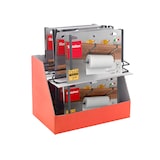 thumbnail of Küchenrollenhalter ohne Bohren Edelstahl Küchenrollen Halter schwarz 35x18x10cm