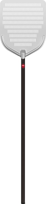 thumbnail of Stil casa, pala super forata in alluminio, cm 32x160 cm, manico in alluminio nero.