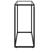thumbnail of Mesa consola vidrio templado transparente 80x35x75 cm