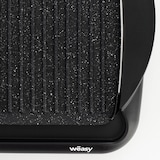 thumbnail of Grelhador elétrico Wëasy STO52, 2.000 W, superfície grande, preto GRX330, alumínio