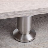 thumbnail of 8 Möbelfüße Sofafuß Möbelbeine EDELSTAHL OPTIK gebürstet Höhe 20 cm 38 mm stabile Ausführung Sofa