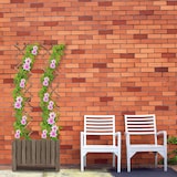 thumbnail of Relaxdays Rankgitter, ausziehbar, 3er Set, Rankhilfe für Kletterpflanzen, 180 cm, Garten, Balkon & Terrasse, Holz, braun