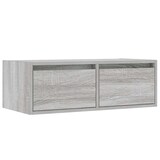 thumbnail of vidaXL TV-Schrank mit LED-Leuchten Grau Sonoma 75x35,5x25 cm