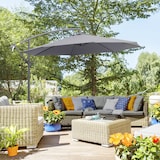 thumbnail of Outsunny Ombrellone da Giardino a Braccio Deluxe Inclinabile Φ2.95m