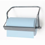thumbnail of Metall Wand - Papierrollenhalter 40 cm - Putztuchrollen-Wandhalter 51x22x36 cm in Vollmetallausführung