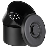 thumbnail of APS 36006 Eisbox/ Eiswürfelbehälter, Ø 27 cm, Höhe 20 cm, Aluminium schwarz, Innenbehälter für 300 Eiswürfel, Volumen 6 Liter