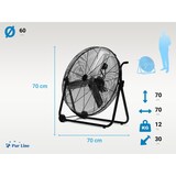 thumbnail of PURLINE Industrieventilator 160W mit Aluminiumflügeln VENTY IND 160
