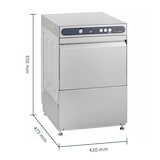 thumbnail of GastroHero Gläserspülmaschine ECO 35×35 cm Korbmaß | 230 V | Klarspüldosierer | Einschubhöhe 220 mm | energieeffizient