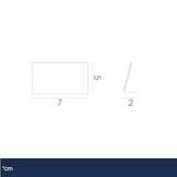 thumbnail of Danieli Store | Expositor de Mesa en metacrilato‎ | Porta Precios Inclinado, Visible de una Cara en Forma de L (7x5 cm - 12 Uds.)