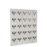 thumbnail of Biscottini Wandschlüsselhalter aus Holz 60x49,5 cm - Schlüsselhalter 25 Haken - Wandschlüsselkasten - Eingangsschlüsselhalter