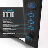 thumbnail of Arendo Langschlitz Toaster für 2 Scheiben, integrierter Brötchenaufsatz, 1000 W, Restzeitanzeige, Weiß