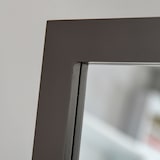 thumbnail of Standspiegel Ganzkörperspiegel 47x46x148 cm verstellbarer Neigungswinkel robustes MDF dickes Glas pflegeleicht für Flur Schlafzimmer Bad Kaffeebraun
