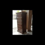 thumbnail of shopinnovativo -Cassettiera 6 cassetti arte povera in legno massello e mdf con rifinitura in noce 50x35x105 H