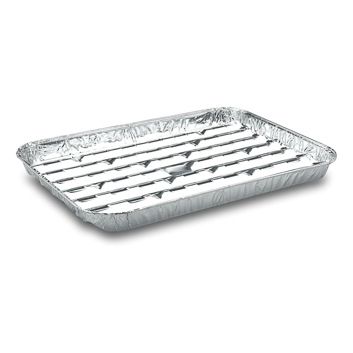 15x Alu-Grillpfannen Grillschalen BBQ 34.4 x 22.4 mehrfach verwendbar